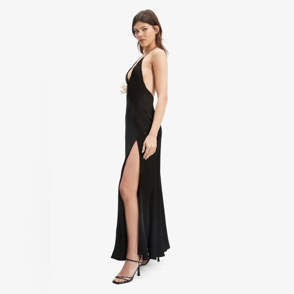 Bardot Aradia Halter Dress In Black - Picture 8 of 13